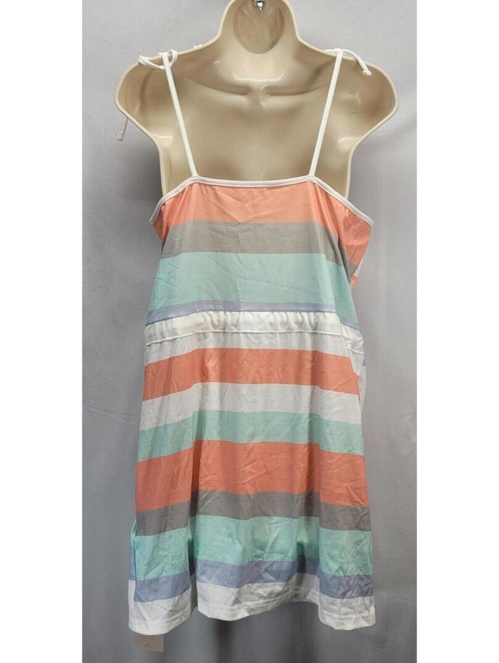 Emery Rose Large Striped Colorblock Sundress Sleeveless Scoop Neck NWT - Picture 2 of 8